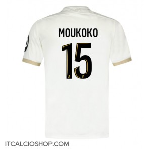 OGC Nice Youssoufa Moukoko #15 Seconda Maglia 2024-25 Manica Corta